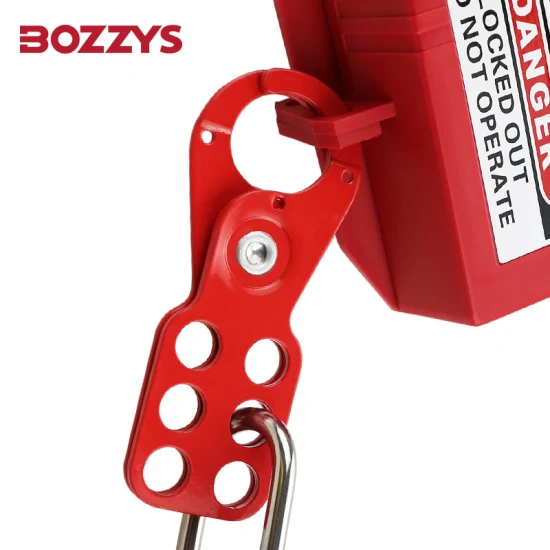 Bozzys 38 mm Steel Safety Lockout Hasp with Spray Plastics